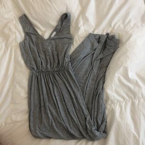 Gray Maxi Dress